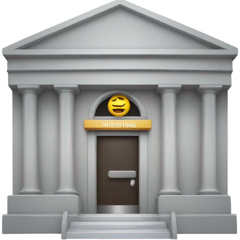 Bank that is being broken into  emoji
