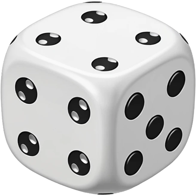 white dice emoji