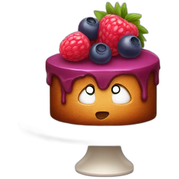 Cake berry emoji