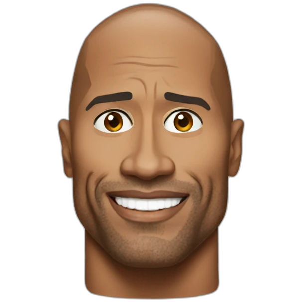 Dwayne Johnson emoji