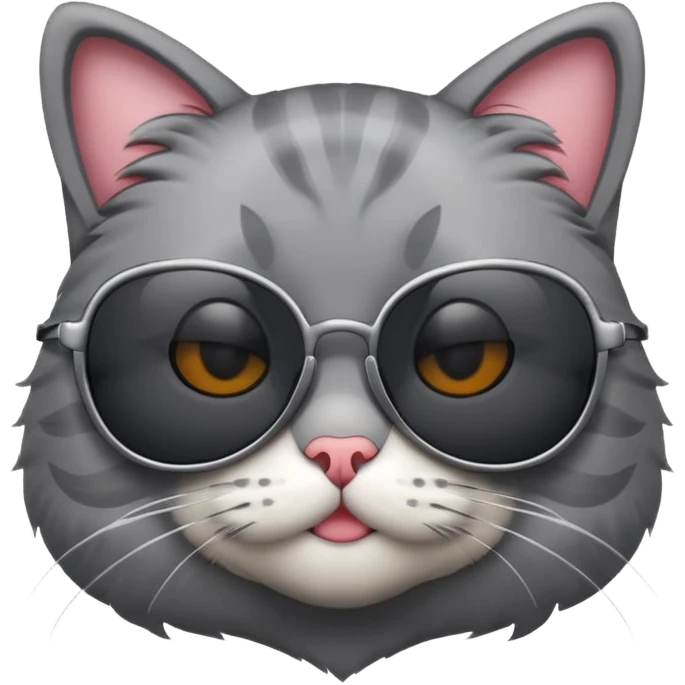Cat wearing sunglasses emoji