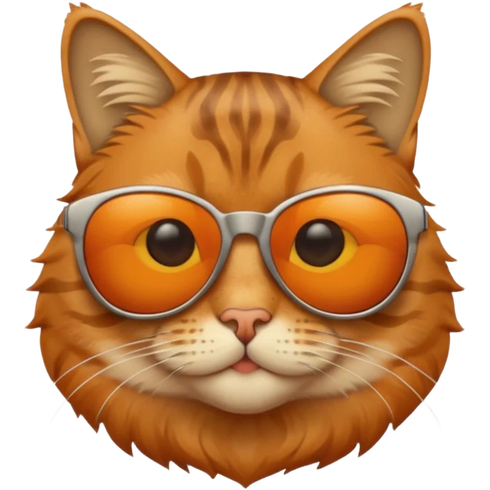 Cat wearing sunglasses emoji
