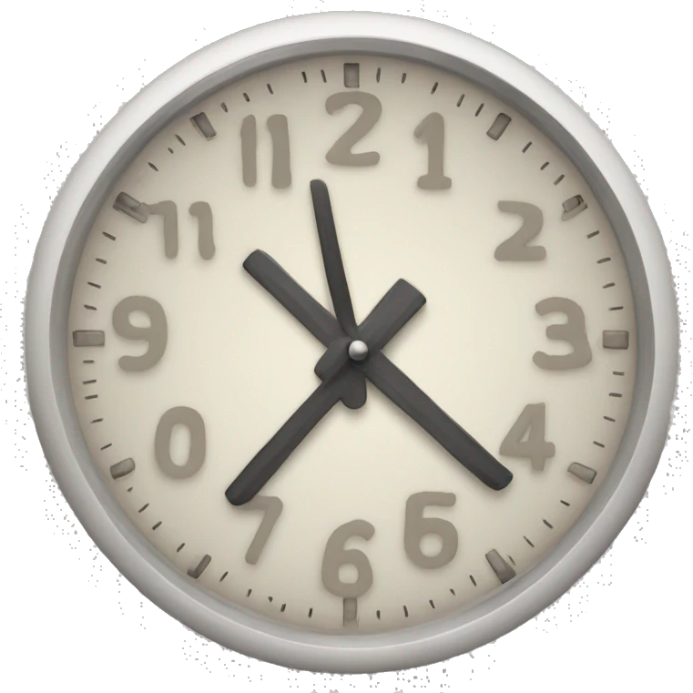 Clock ticki emoji