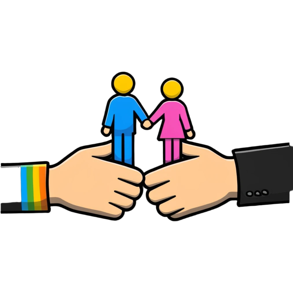 LGBTQ couple holding hands emoji