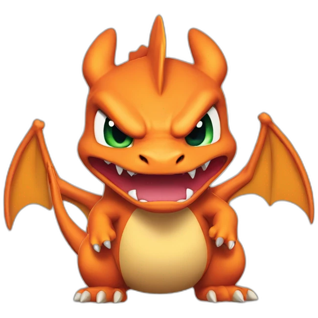 Angry charizard emoji