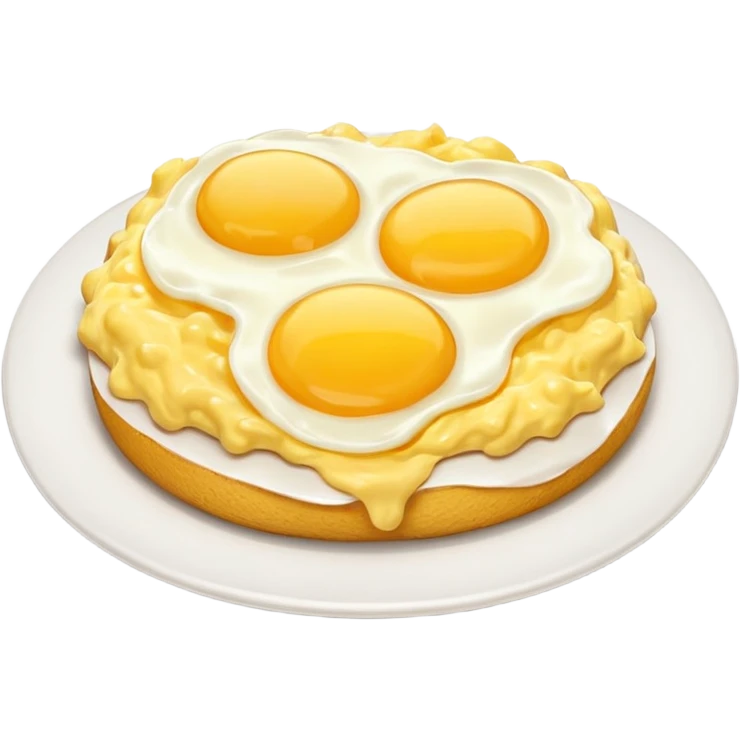 Scrambled eggs with no extra eggs on top  emoji