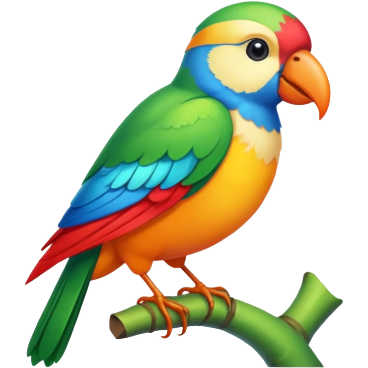 trpical bird emoji