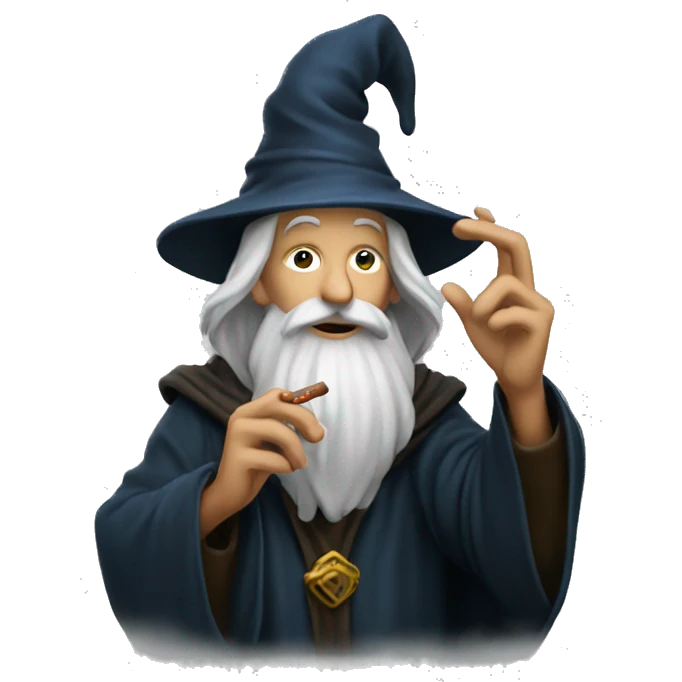Wizard smoking  emoji