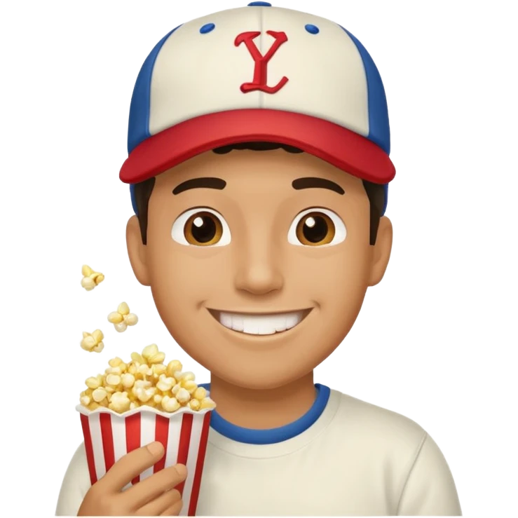 
a man enjoying a movie emoji