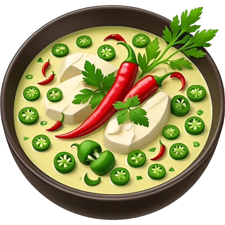 Thai Green Curry emoji