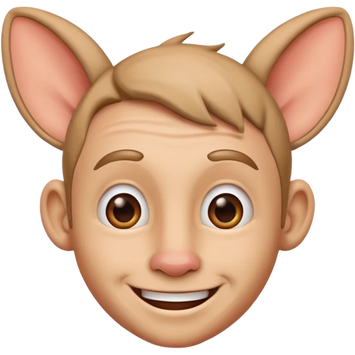 man with funny ears emoji