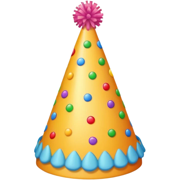 a Birthday hat emoji