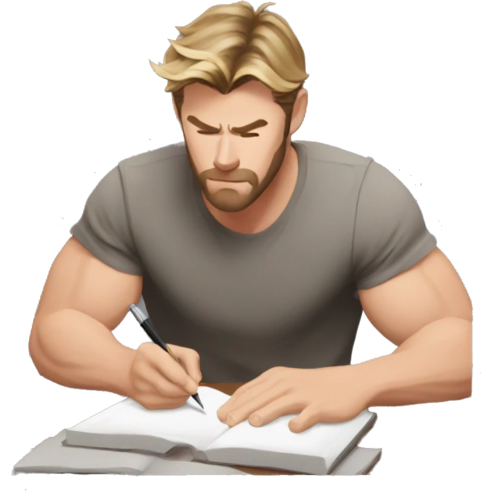 Chris Hemsworth writing Tristan ❤️ emoji