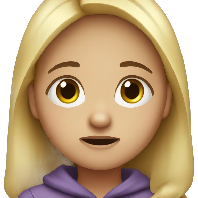 Girl who is Nauseous emoji