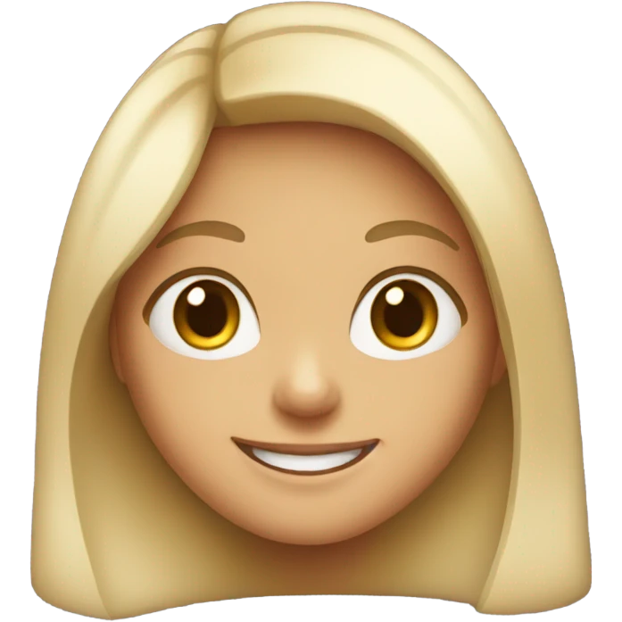 smiling girl  emoji