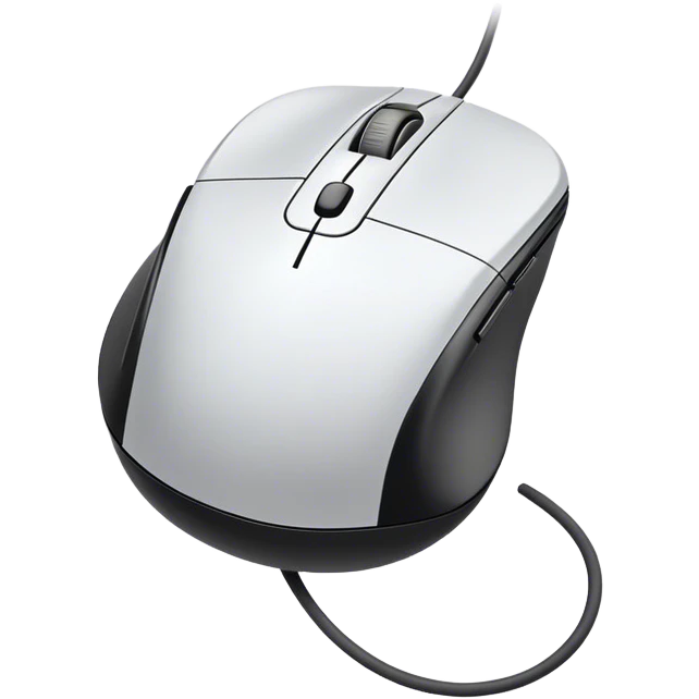 Wireless mouse emoji
