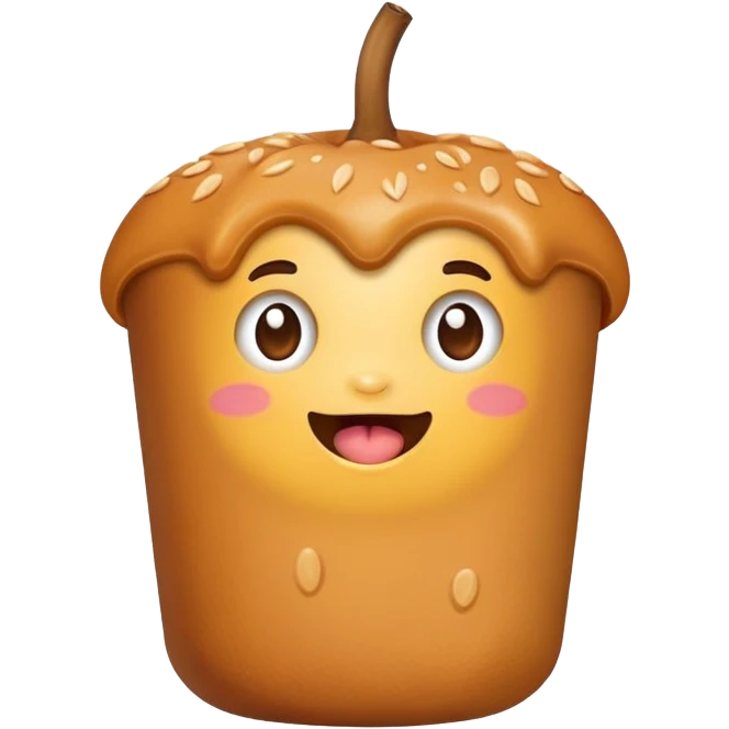 Criar um esquinho comendo espetinho  emoji
