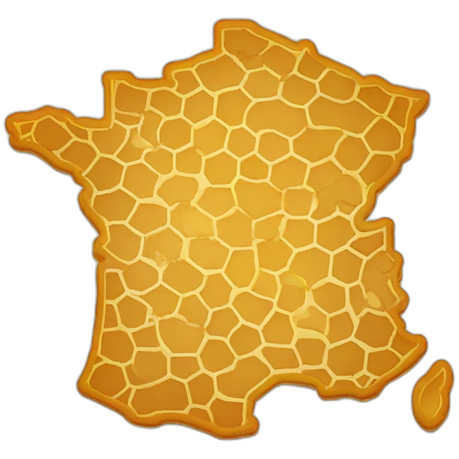France map honey pot emoji