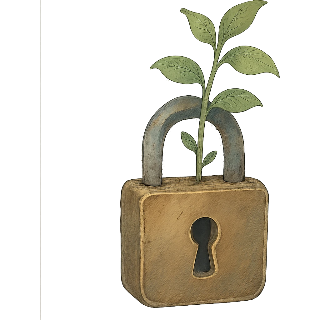 locked growth stock emoji
