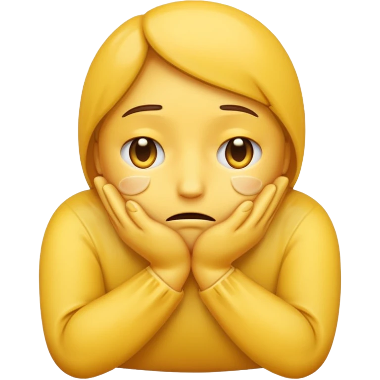 a sad emoji face praying emoji