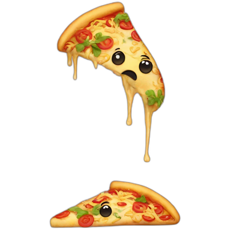 Sad taco pizza emoji