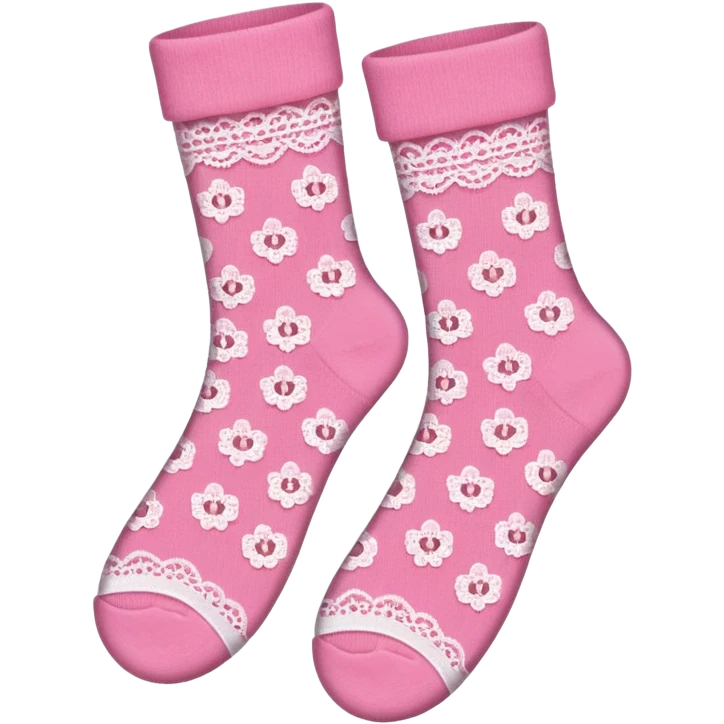 Socks fem emoji
