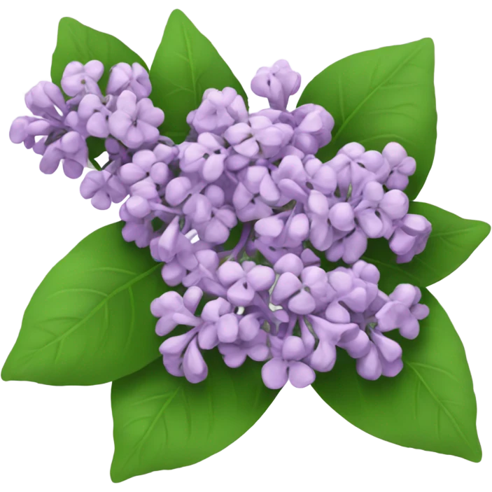 Lilacs the flower emoji