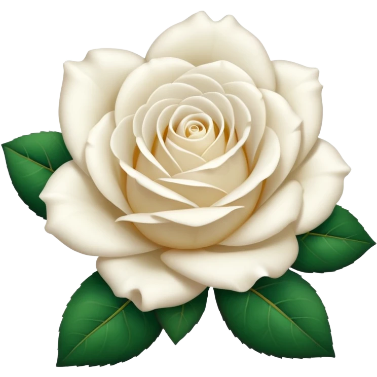 white rose emoji