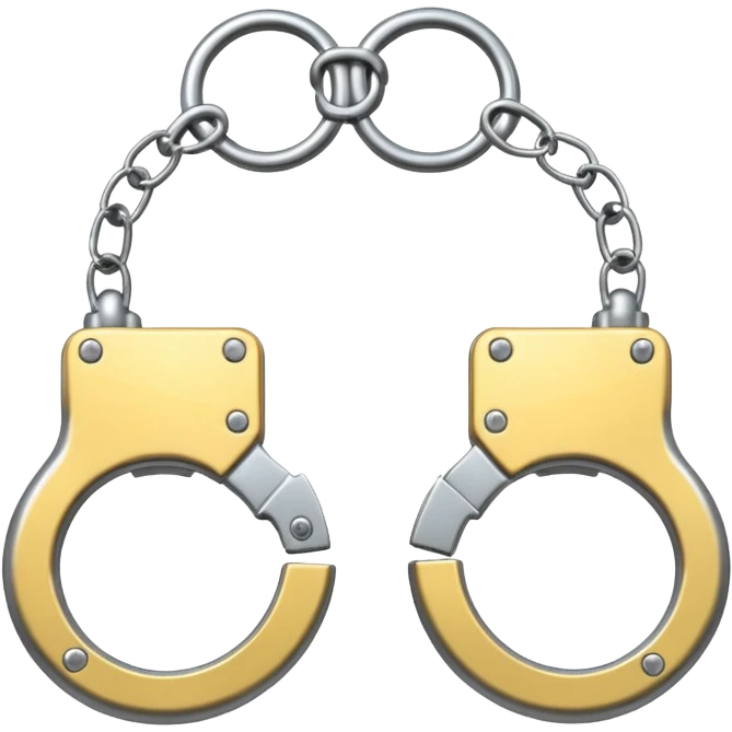 Released handcuffs emoji