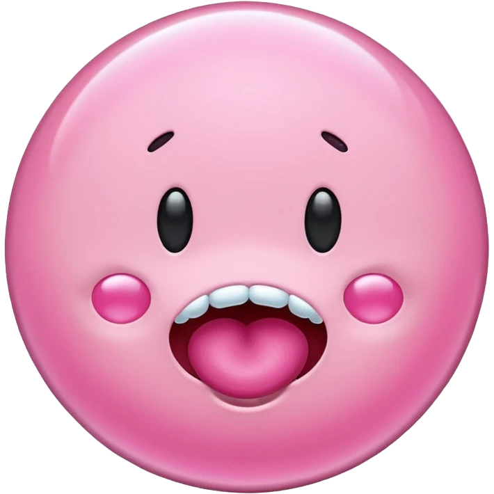 Bubble gum emoji