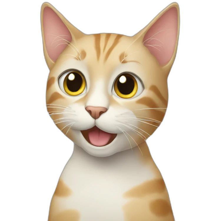cat drinking water emoji