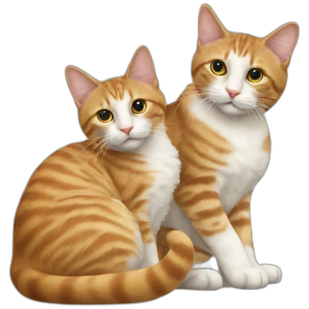cat on a cat on a cat emoji