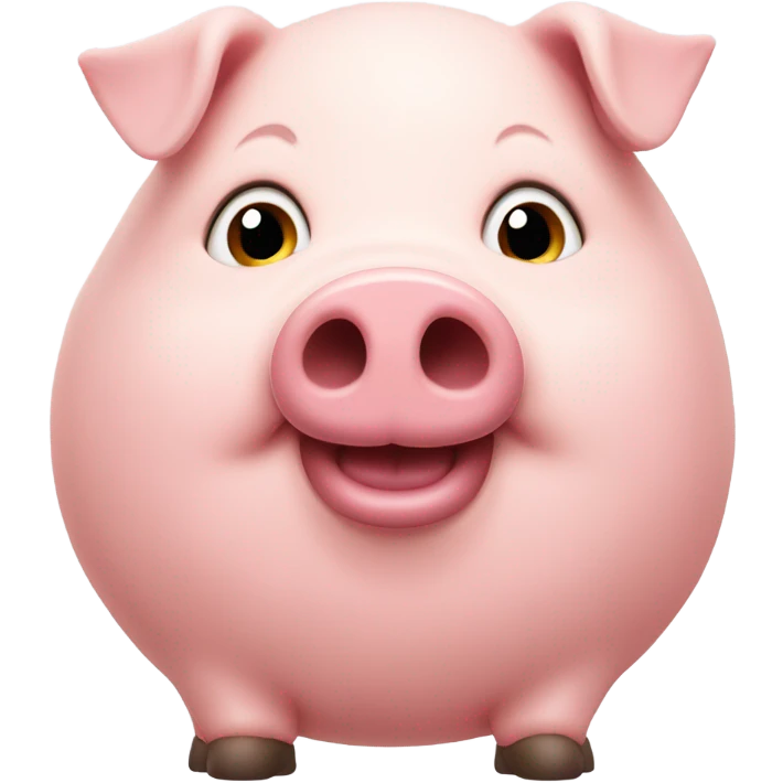 Fat pig from The Oats Memes emoji