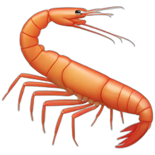 Shrimp emoji