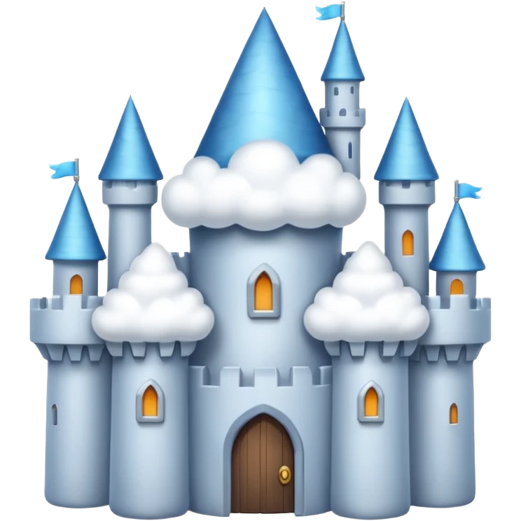 cloud castle emoji