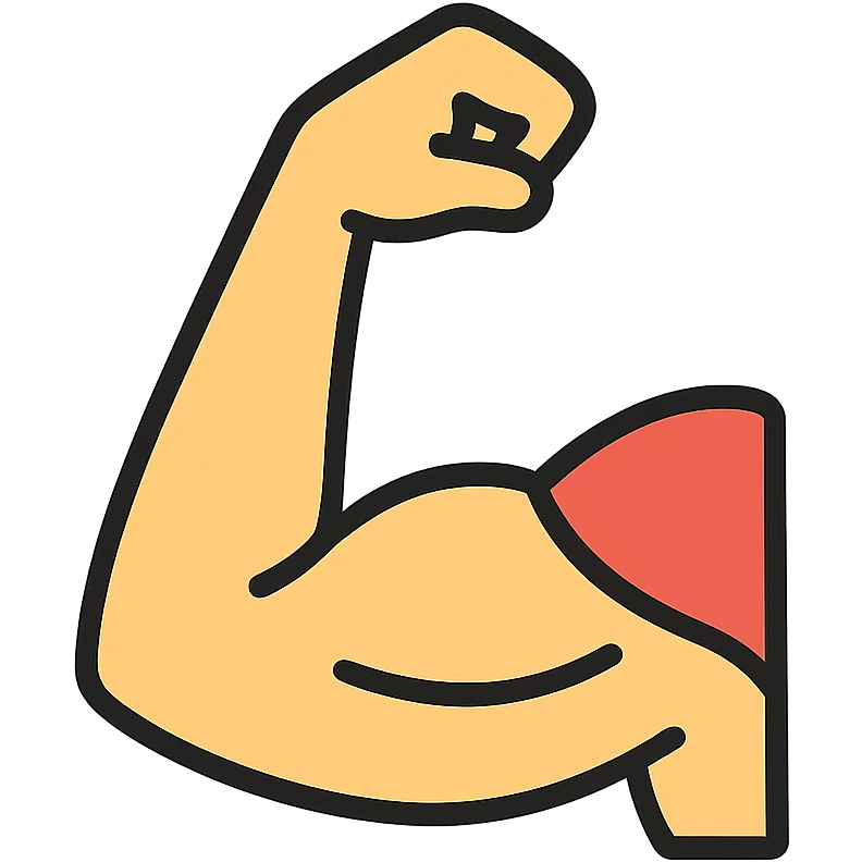 sportsmans triceps emoji