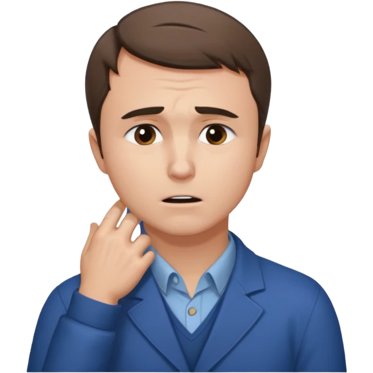 charlie kirk holding his neck with his right hand in pain emoji