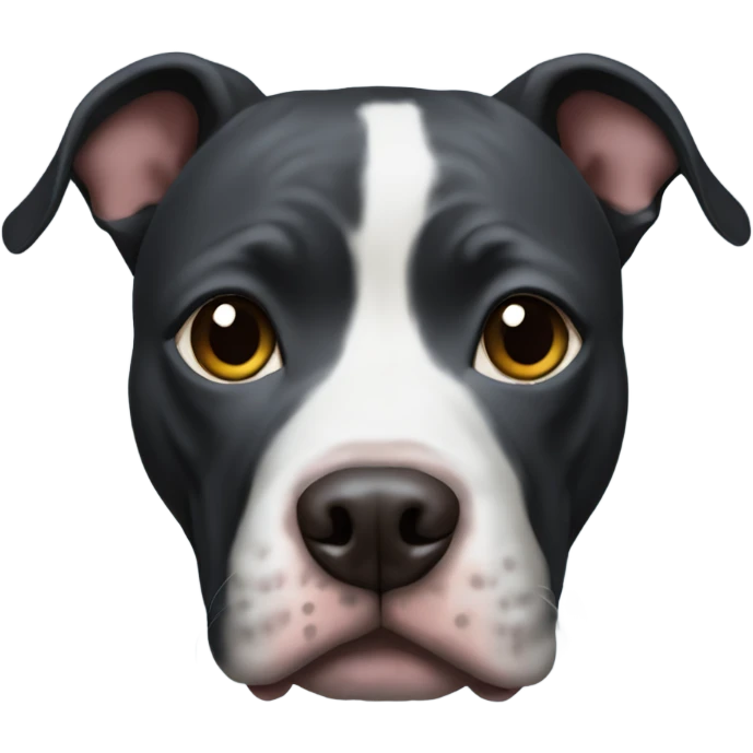 Black pitbull emoji