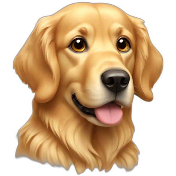 golden retriver emoji