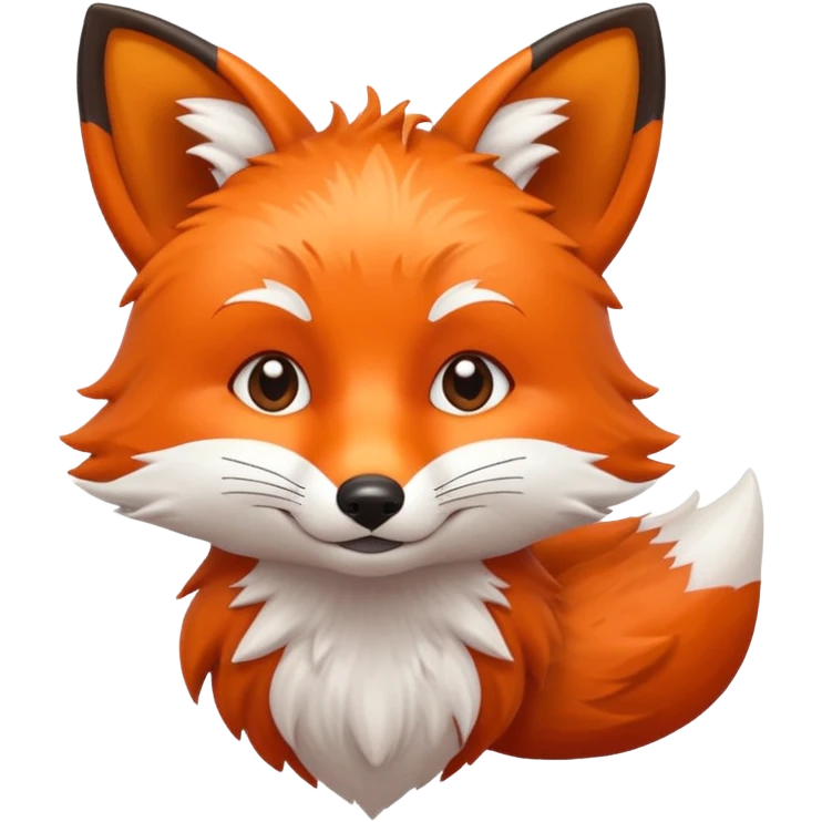 Furry fox emoji