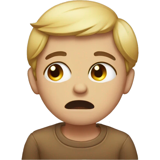 cry and sad  emoji
