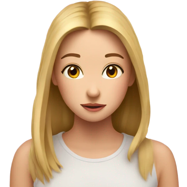 Hearts falling on girl emoji