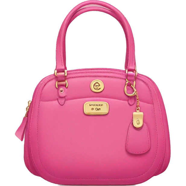 A pink Coach purse emoji