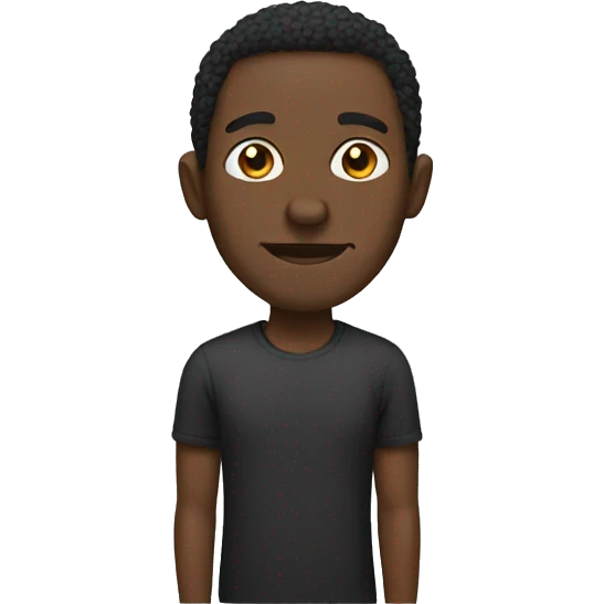 black man emoji