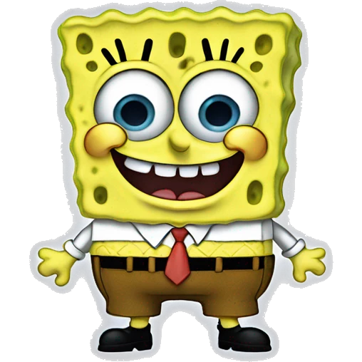 Spongebob hughing stitch emoji