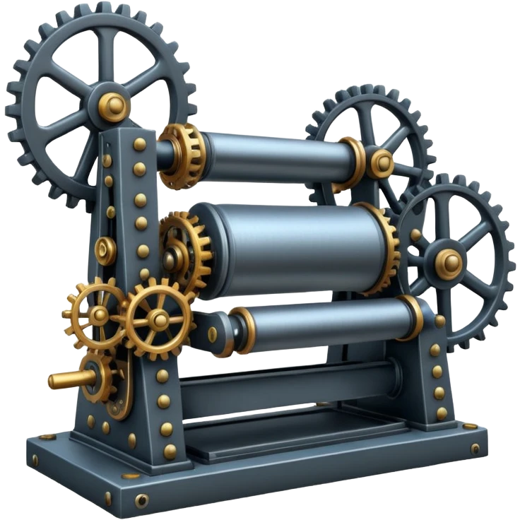 Steam-powered printing press emoji