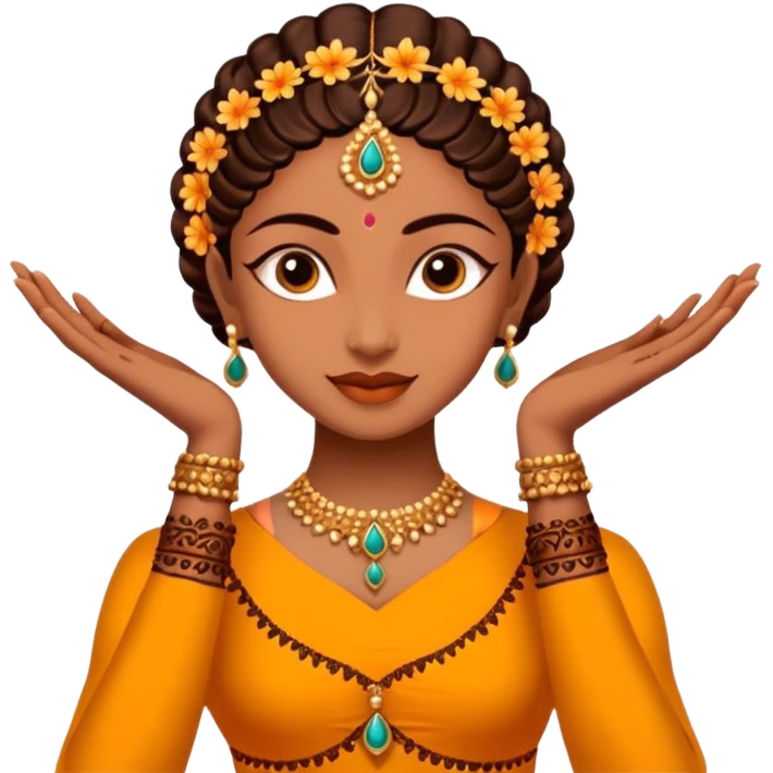 bharatnatyam hands emoji