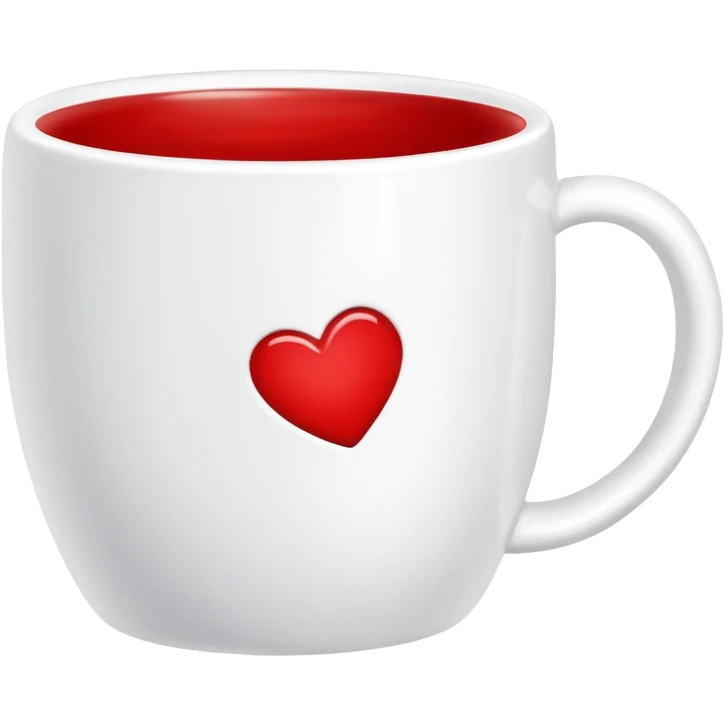 Taza de corazón  emoji
