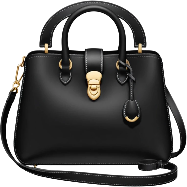 Realistic Small model handle bag, Panthère C de Cartier,  black calfskin emoji
