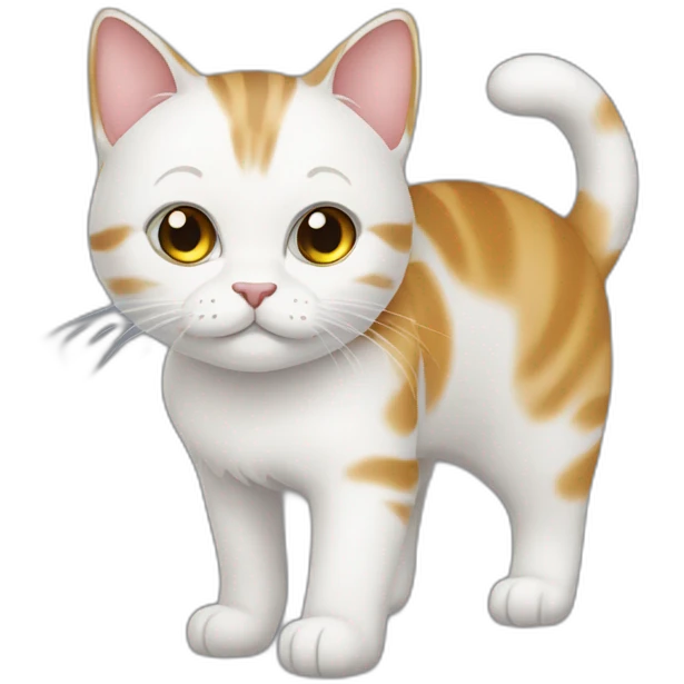 кошка с телефоном emoji